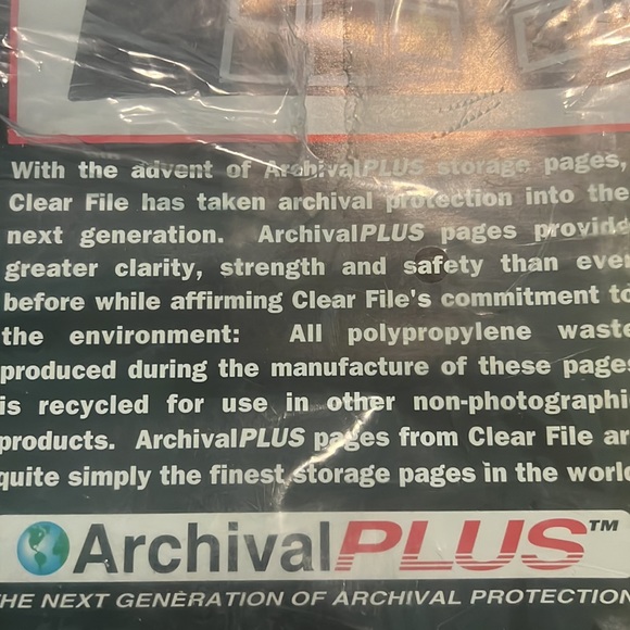 CLEAR VUE Slide Pages Archival Sleeves Vue All MEDIUM FORMAT - Picture 2 of 4